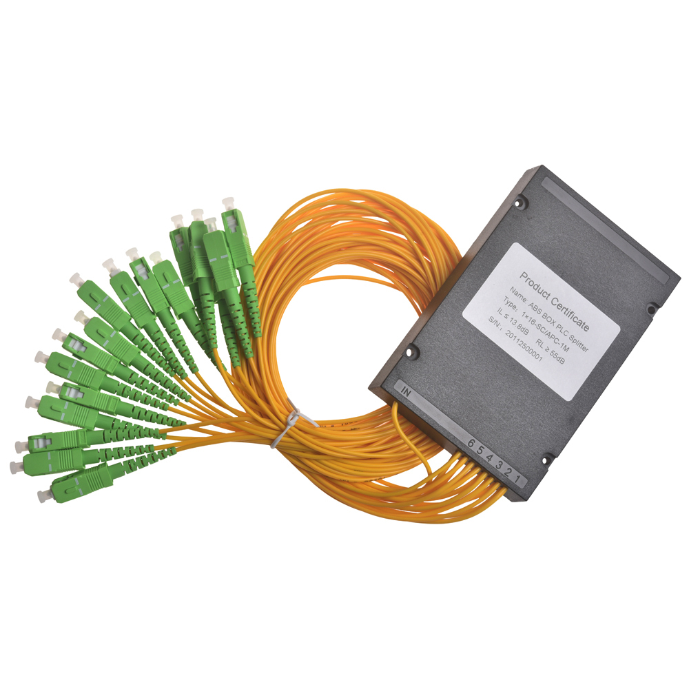 GSG-1x16-SC APC Fiber Optik PLC Ayırıcı
